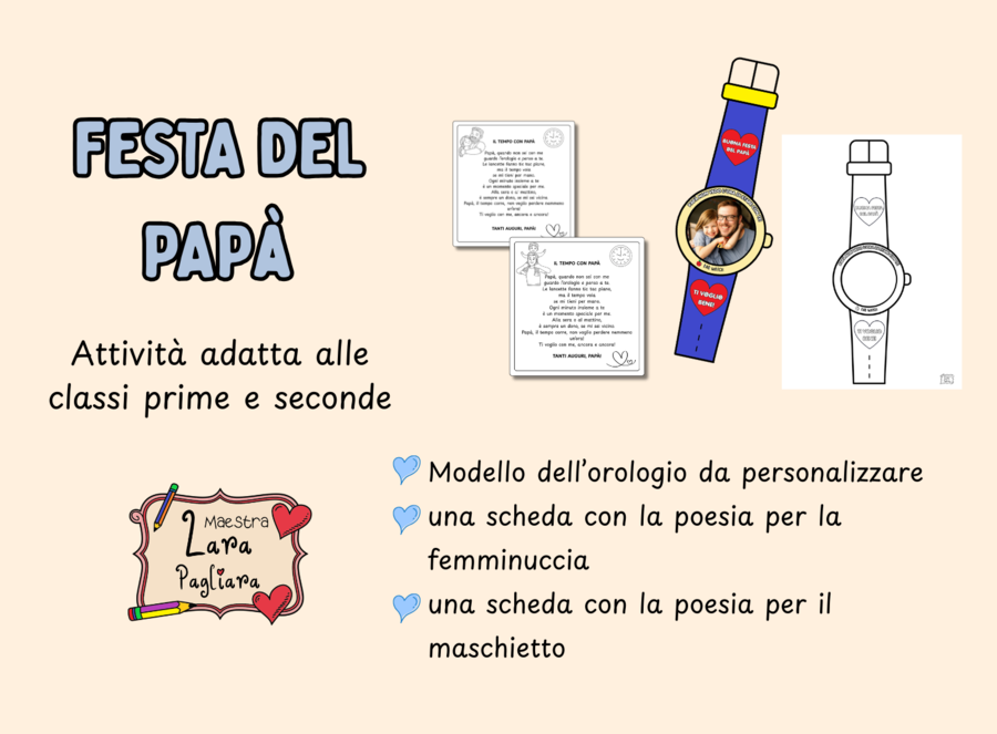 Orologio per la Festa del papà