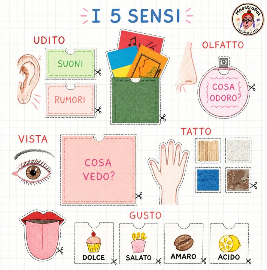 LAPBOOK  I 5 SENSI