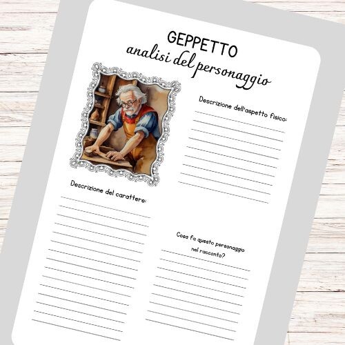 Schede didattiche Pinocchio