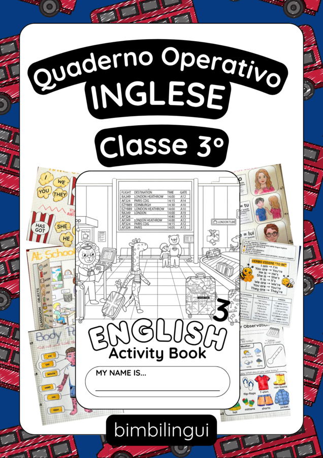 QUADERNO OPERATIVO INGLESE 3 - classe TERZA Primaria