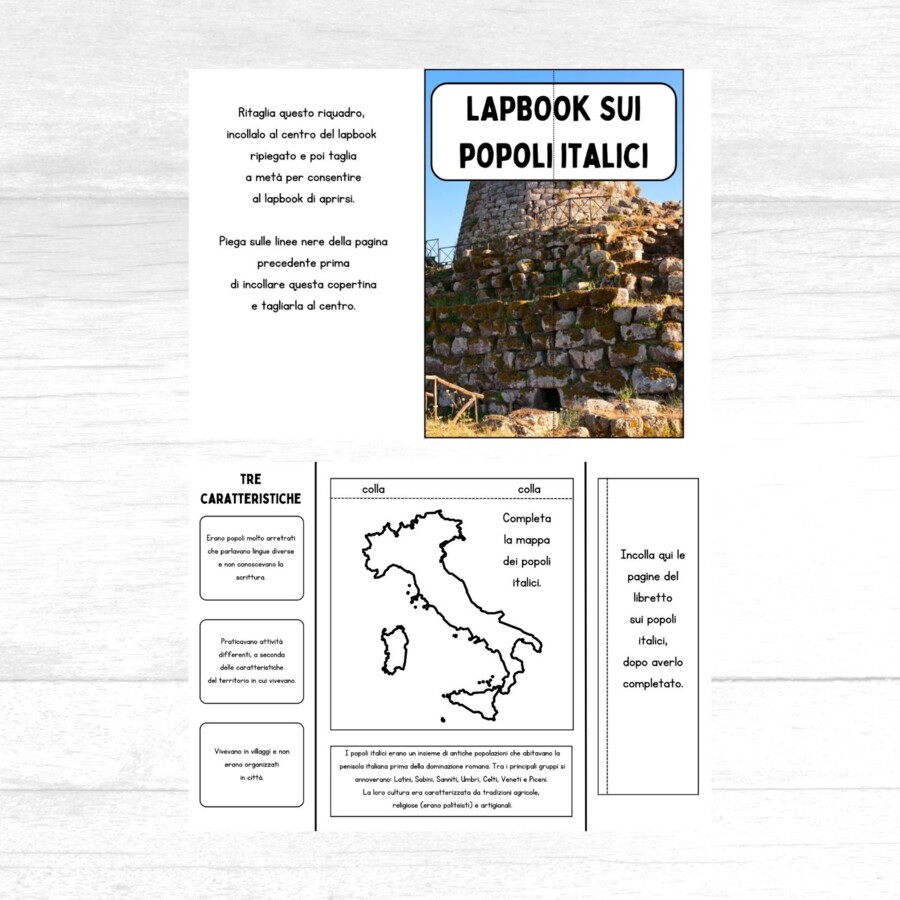 Lapbook Popoli Italici