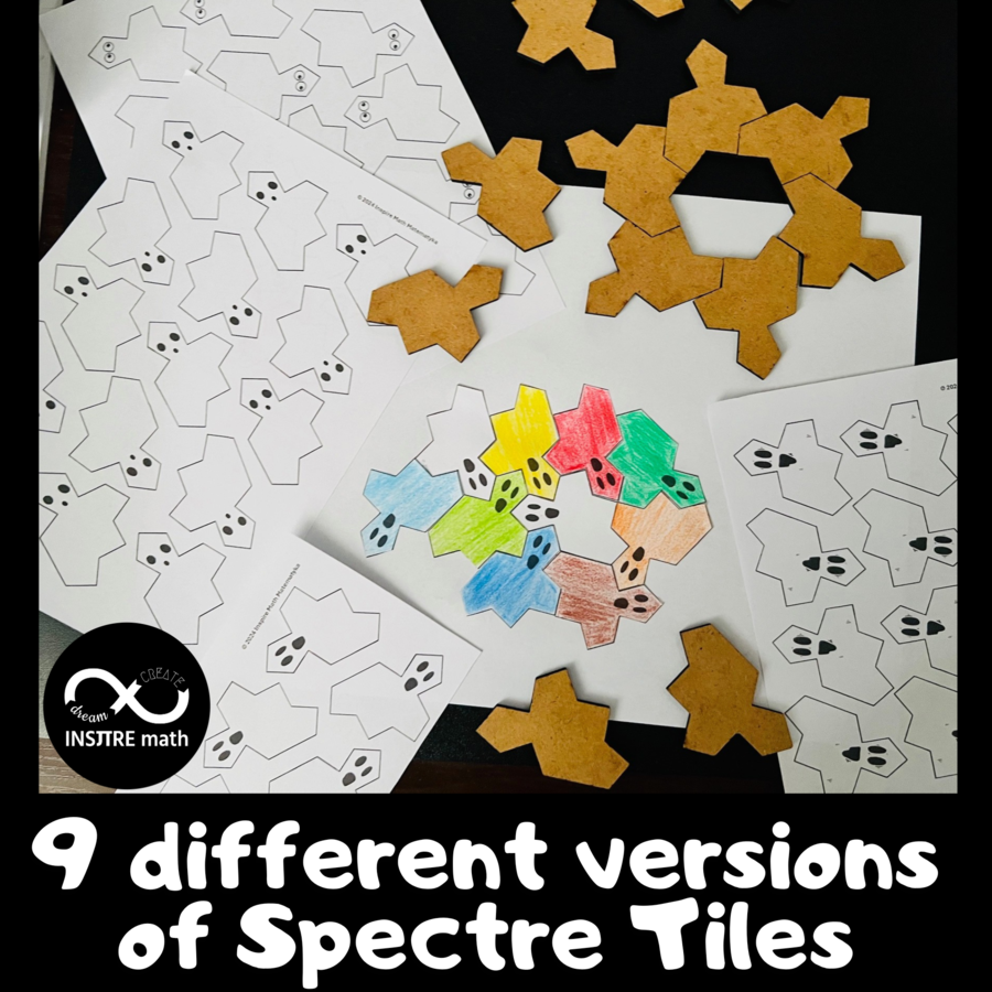 FREE Collaborative Halloween Bulletin Board Tessellation Project Math Activity