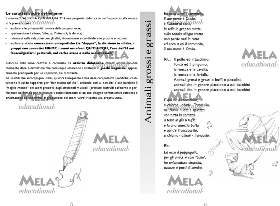 L'ortografia capricciosa - libro con canzoni