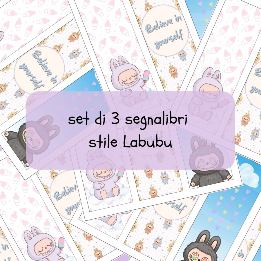 Kit scuola stile Labubu