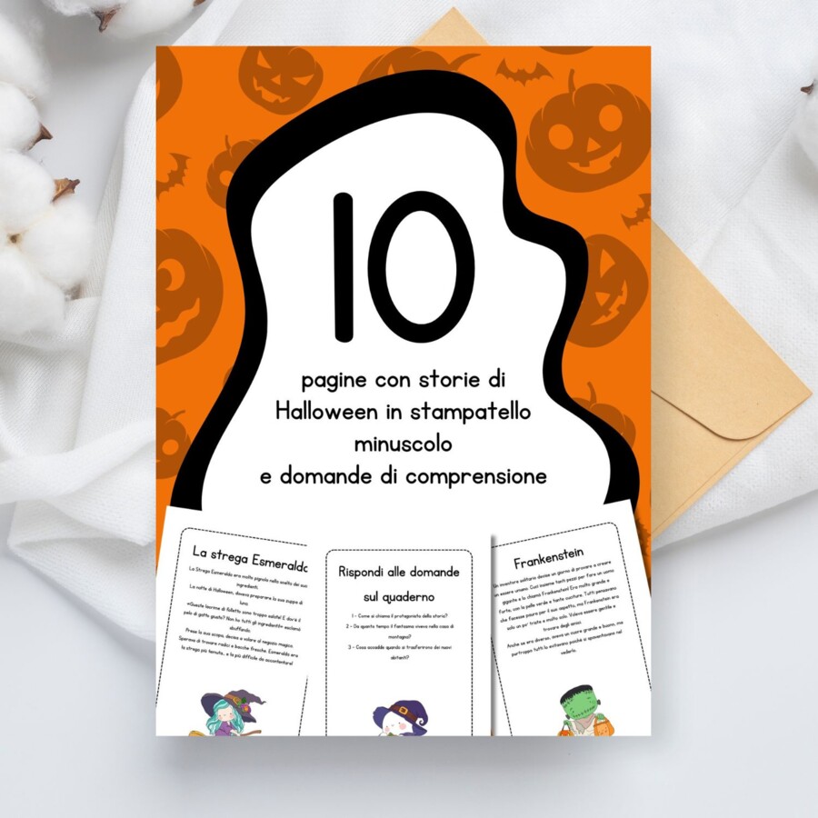 Letture con domande di comprensione a tema Halloween