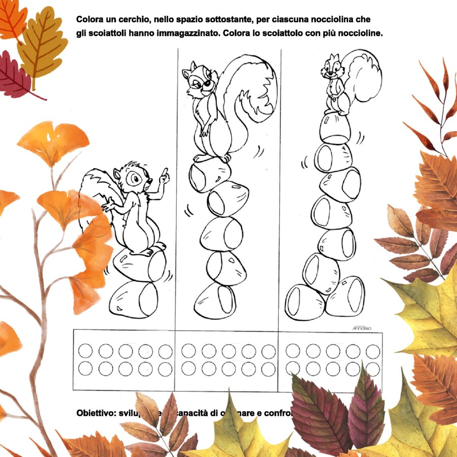 Autunno: contare e confrontare