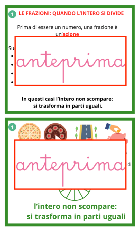 Missione Frazioni: Kit di 10 coppie di carte per l'Apprendimento attivo- Dall'azione al calcolo autonomo: un percorso strutturato per trasformare l'Intero