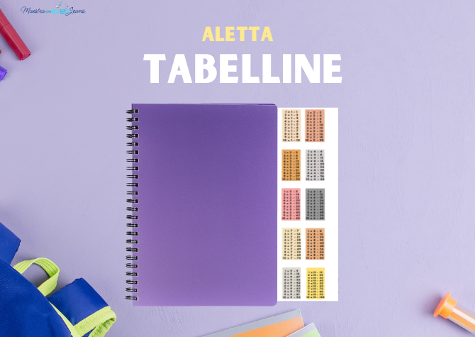 ALETTA - TABELLINE