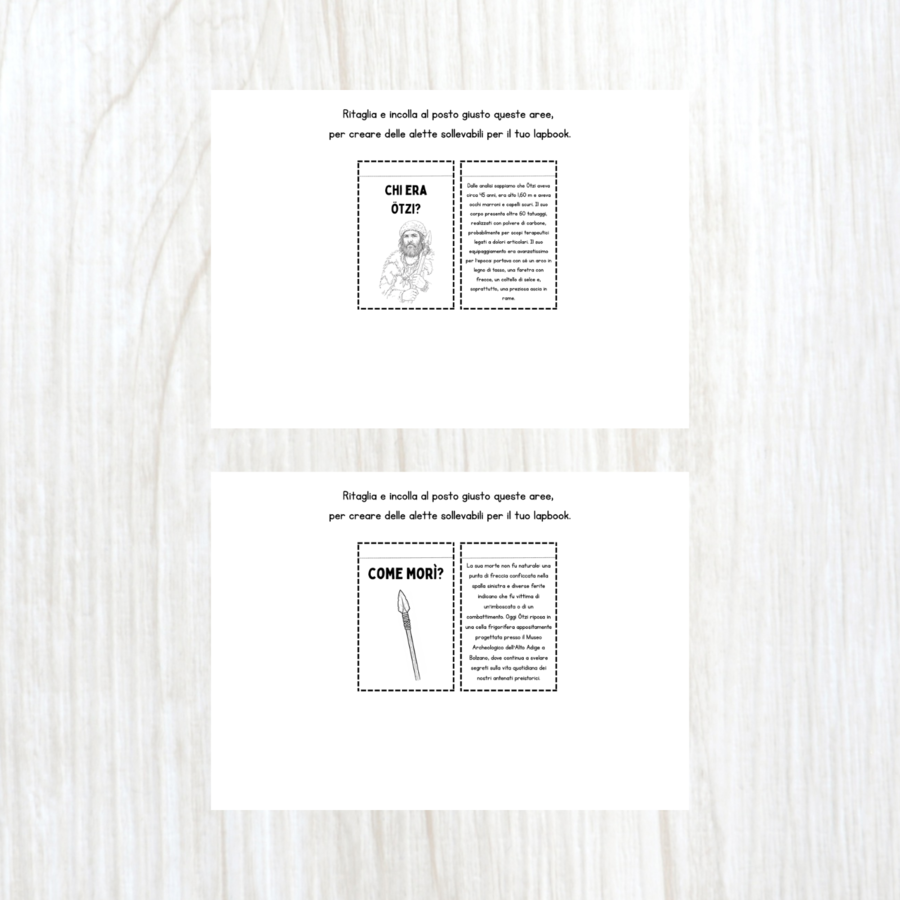 Lapbook su Otzi