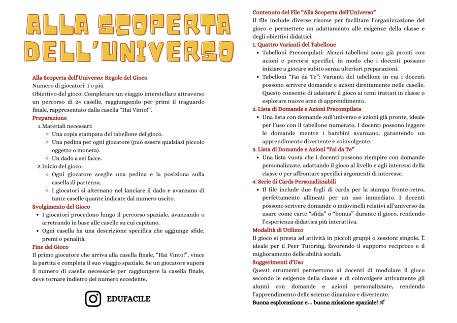 Alla Scoperta dell'Universo