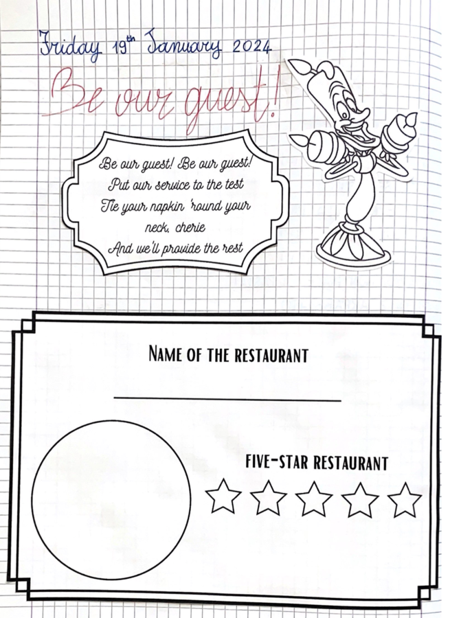 BE OUR GUEST - attività di inglese