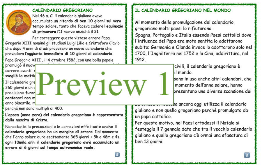 Breve storia del calendario; facciamone un libro