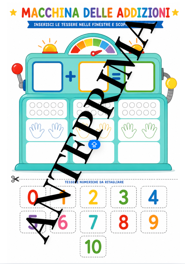Matematica con le Mani – Kit Manipolativo 0-20