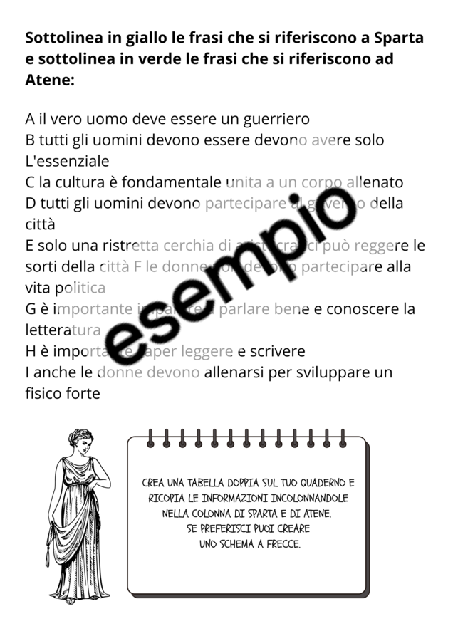 Quaderno di storia classe 5