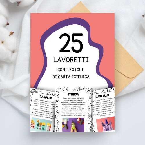 25 lavoretti con i rotoli di carta igienica