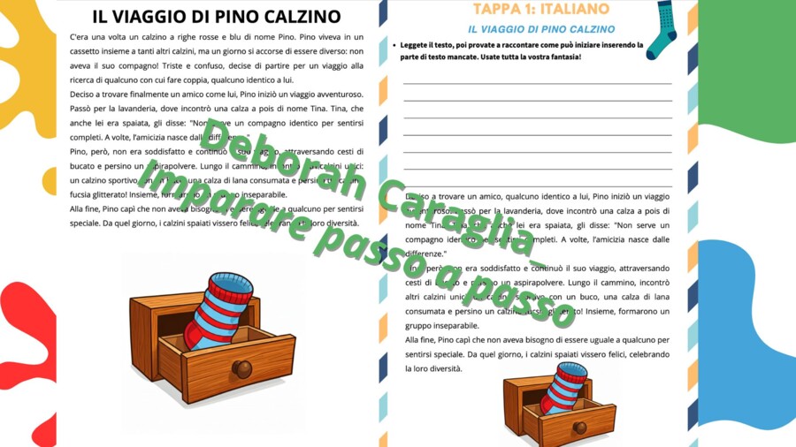 Didattica a tappe "Giornata dei Calzini Spaiati" percorso interdisciplinare per educare alla differenza