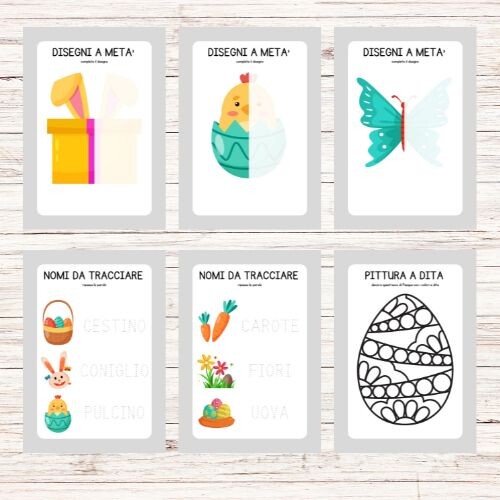 Schede didattiche Pasqua - Mega Bundle