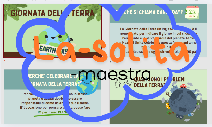 Presentazione di 23 slides sulla Giornata Mondiale della Terra (22 Aprile)