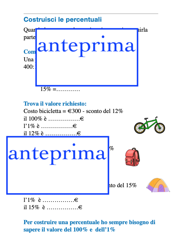Il piccolo libro delle percentuali