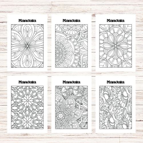 48 Mandala da colorare