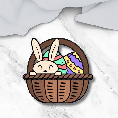 Lavoretto di Pasqua - Cestino di uova da assemblare