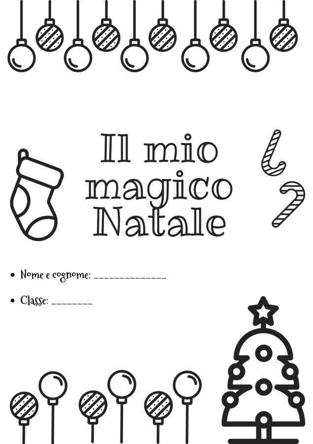 Quaderno dei ricordi di Natale