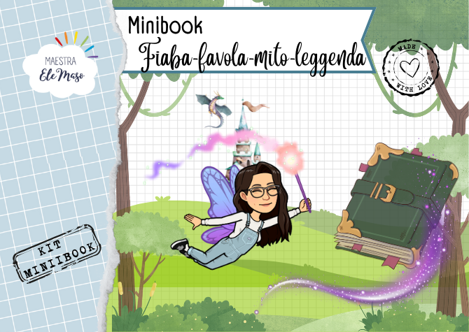 Kit Minibook FIABA - FAVOLA - MITO - LEGGENDA