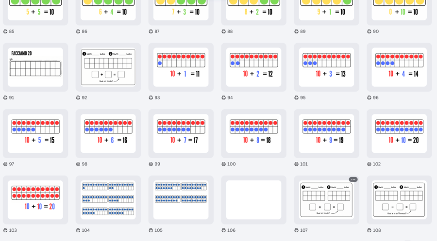 OFFICINA DELLA MATEMATICA – Kit manipolativo - Classe Prima
