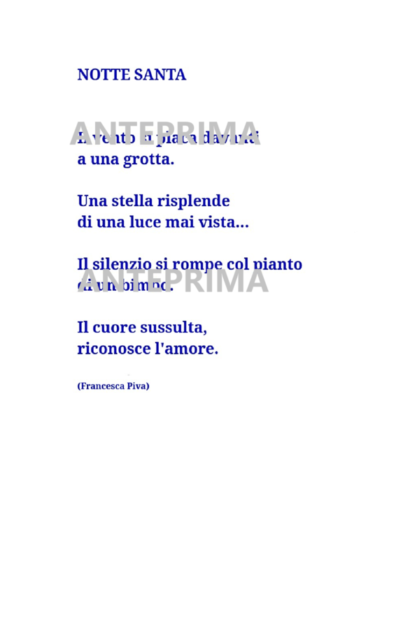 NOTTE SANTA - POESIA DI NATALE
