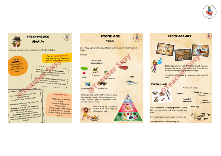 BUNDLE CLIL "The Stone Age"