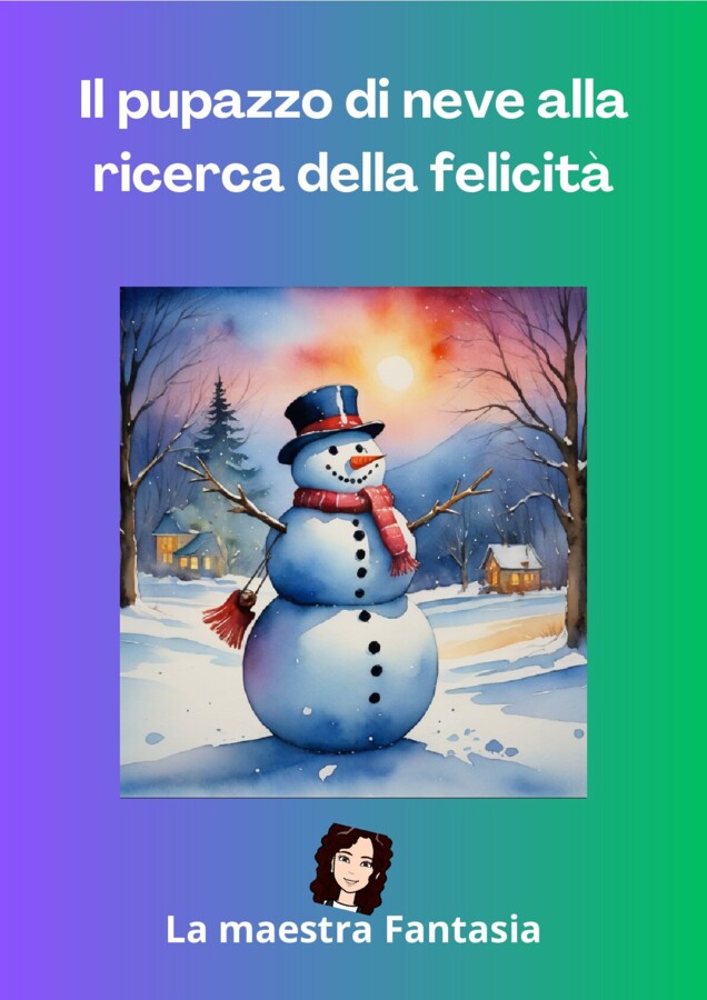 Il pupazzo di neve alla ricerca della felicità.