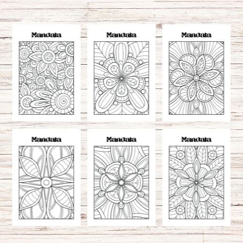 48 Mandala da colorare