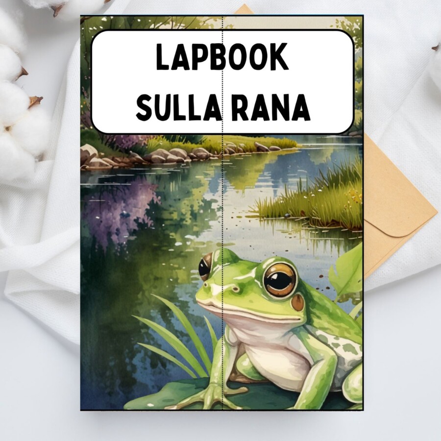 Lapbook sulle rane da stampare - Ciclo di vita delle rane