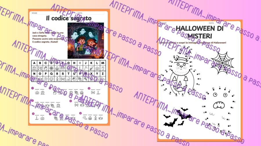 Halloween activity book: attività pronte da stampare