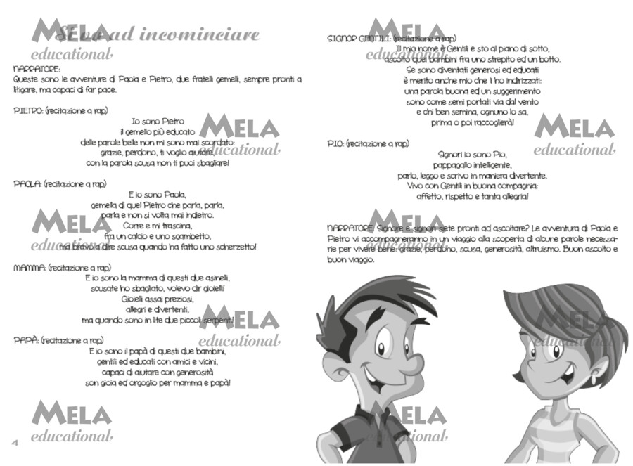 Grazie prego scusa - libro con canzoni