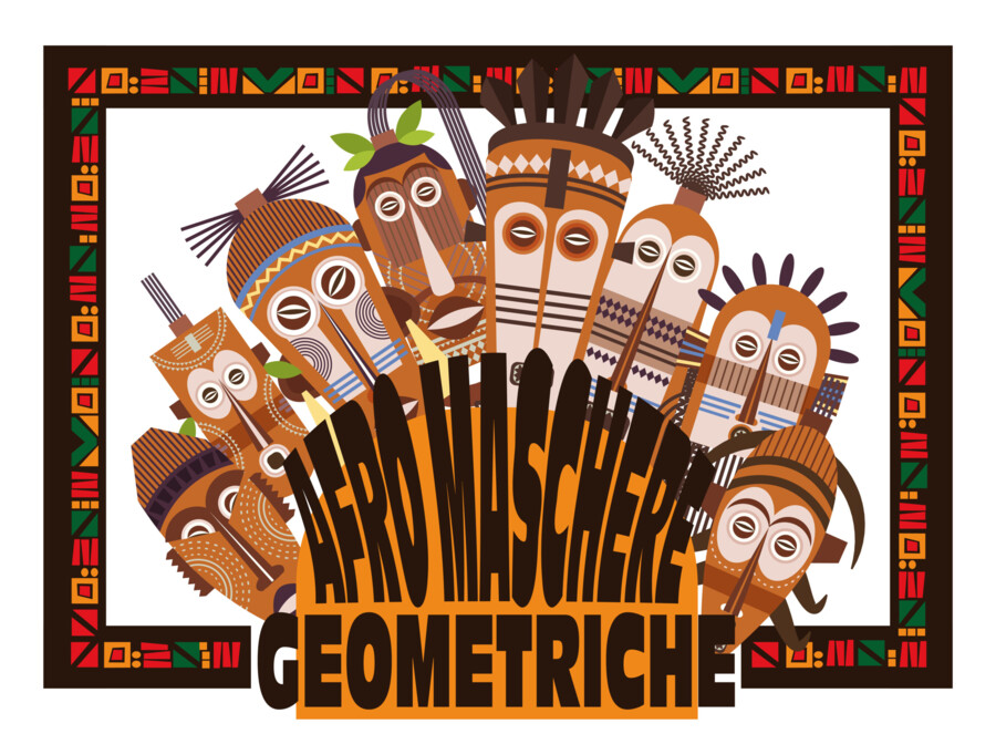 AFRO.MASCHERE GEOMETRICHE. Alla scoperta dei poligoni