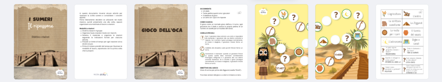 Kit Didattico a Stazioni sui Sumeri per la Classe Quarta – Attività Educative per Scuola Primaria