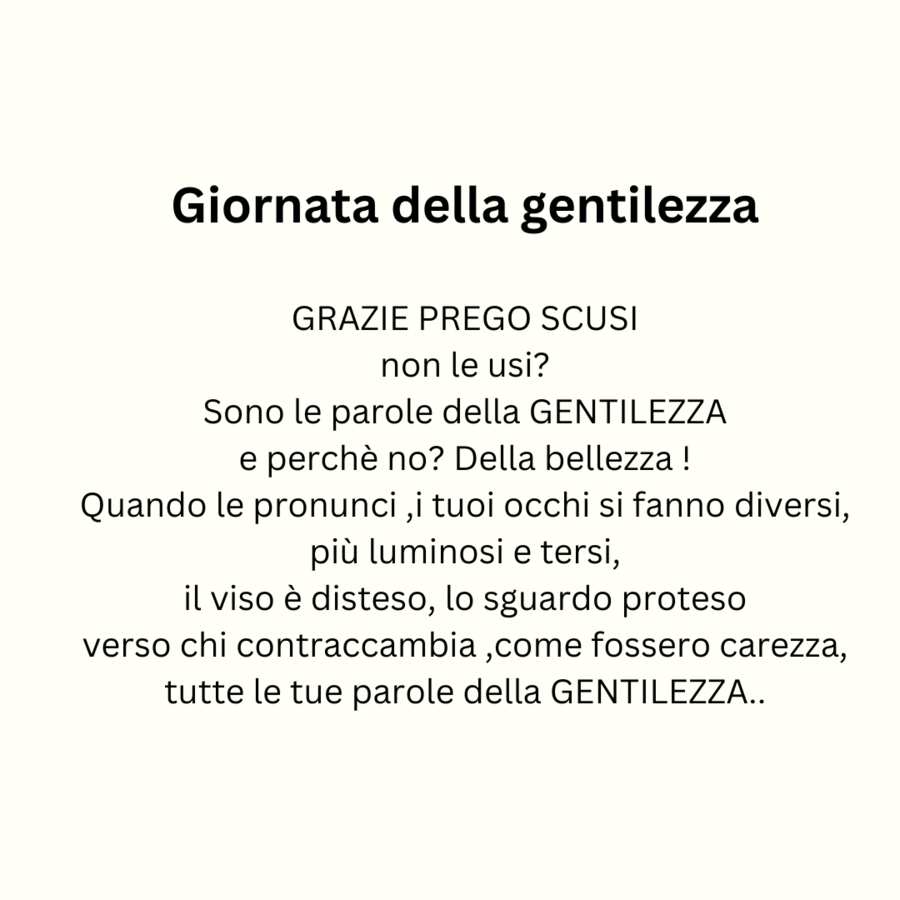 Giornata della gentilezza