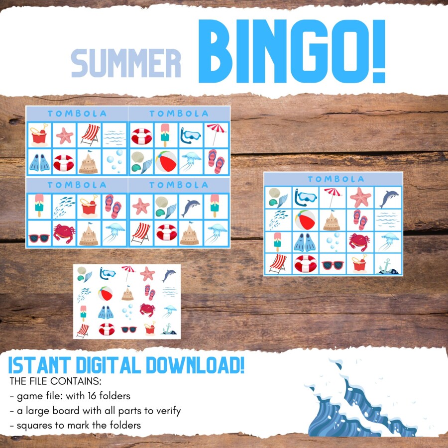 TOMBOLA DEL MARE_ SUMMER BINGO