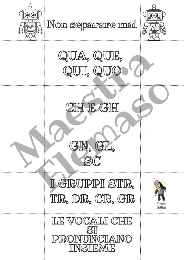 Paco e la divisione in sillabe - minibook