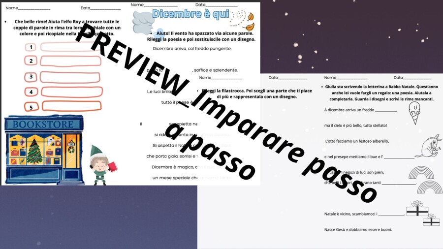 Filastrocca per dicembre - aspettando il Natale