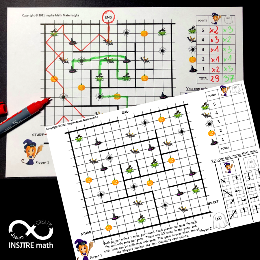 FREE Halloween Math Game Haunted House | Logic Game Brain Teasers Logic Puzzles