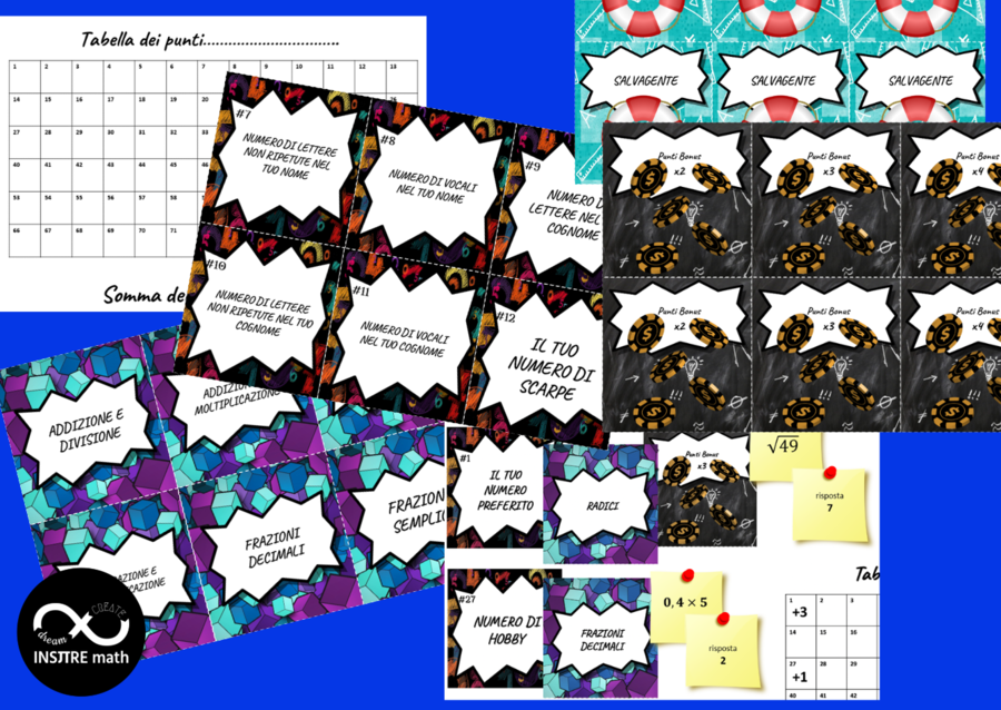 Conoscimi – GIOCO MATEMATICO – Matematica su di me – Ritorno a scuola