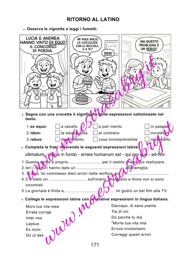 I quaderni di grammatica e delle poesie Classe quinta