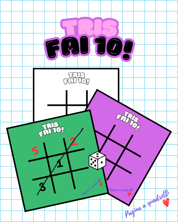 Tris : fai 10! Gioco di calcolo