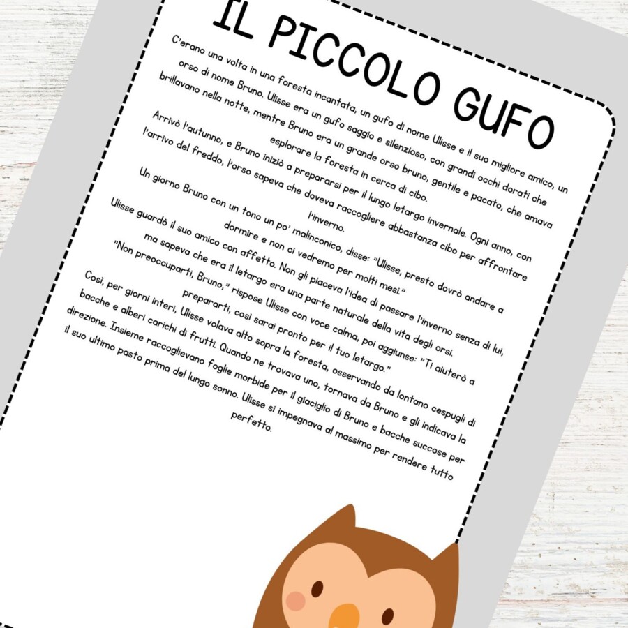 Lettura e attività sull'autunno - Scuola dell'infanzia