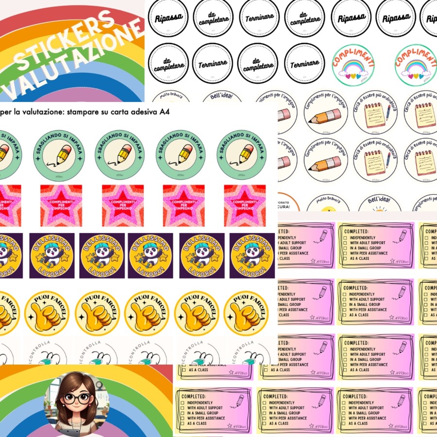 Stickers per la valutazione