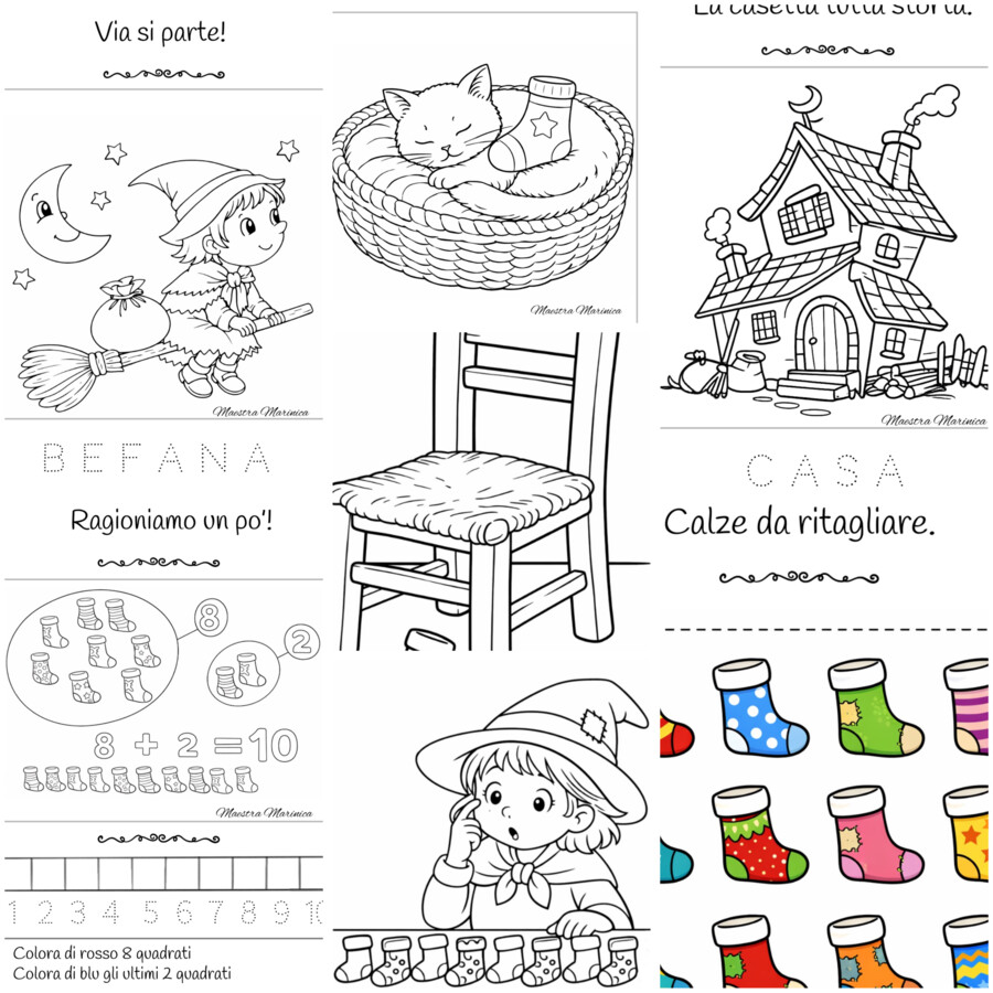 La Befana e le calze scomparse