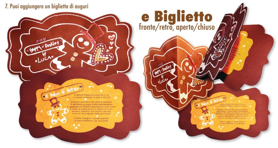 🍪 KIT di PAN DI ZENZERO 🍪 cofanetto, biscotti, chiudi-pacco e biglietto d'auguri