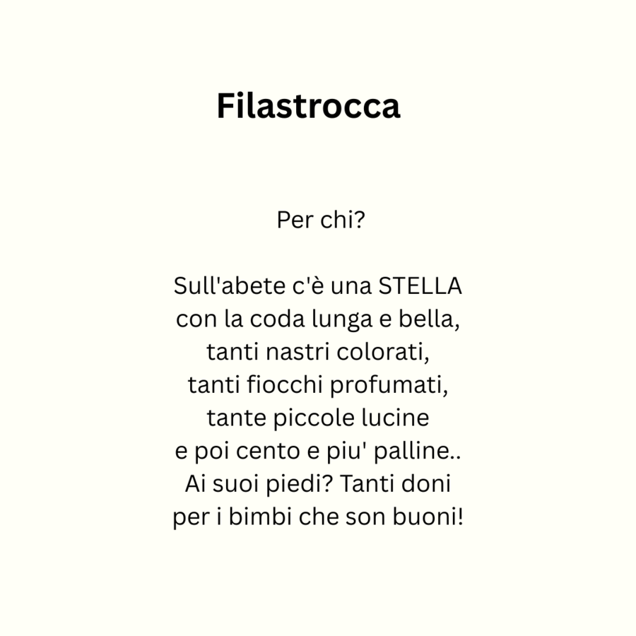 Filastrocca
